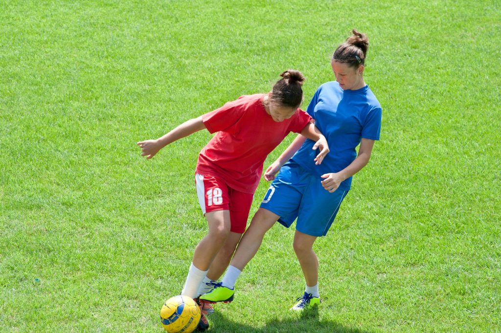 Soccer on the athletic field at Riverview