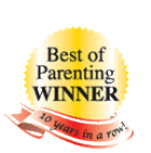 Best of Parenting Winner, 10 years in a row